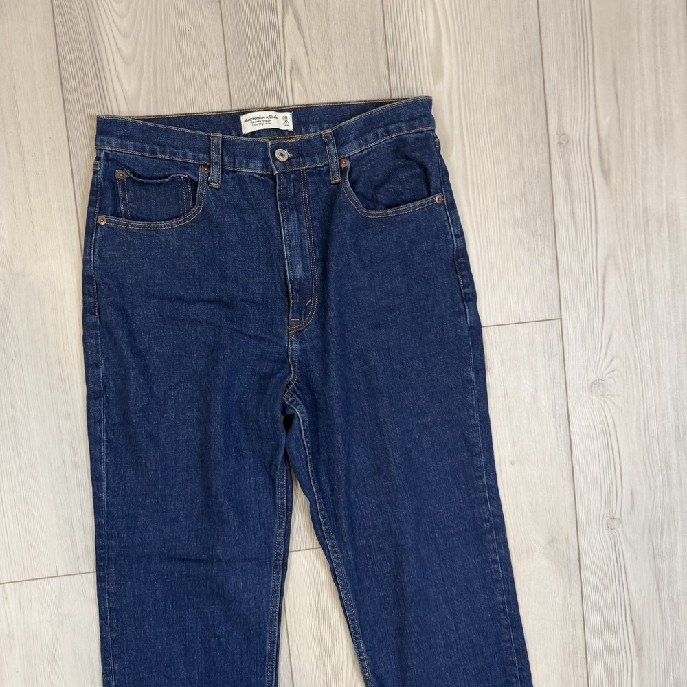 Abercrombie & Fitch The Ankle Straight Ultra High Rise Jeans Size 30 / 10L - Picture 2 of 10